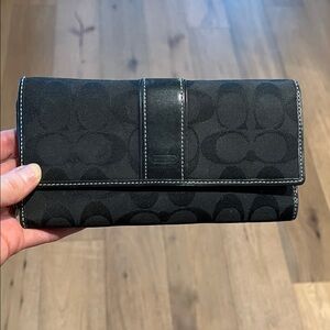 Coach Black Wallet